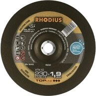 Rhodius Trennscheibe Rhodius 206263 Trennscheibe gekr&ouml;pft 230 mm 1 St....