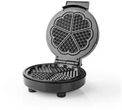 Nedis Waffeleisen Herzf&ouml;rmiges Waffeleisen 1000W Antihaft &ndash; f&uuml;r Kinder und