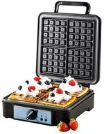 Adler Waffeleisen AD 3049, 1800 Watt, Temperaturegelung, antihaftbeschichtet