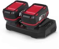 G&uuml;de Starterset Doppel Ladeger&auml;t + 18V E&sup3; 2 x Akku 4.0 Ah LGAP 18-3040 Akku