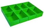 BS Systems Aufbewahrungsbox BS Systems Insetbox D3 gr&uuml;n (6000001713)