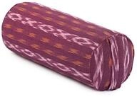 bodhi Yoga Bolster Yoga BOLSTER, ETHNO Collection, Ikat-Webstoff weinrot