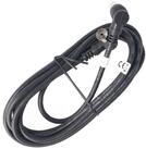 Goobay TV Anschlu&szlig;kabel, koaxial Anschluss Kabel Winkel schwarz 2,5 Meter...