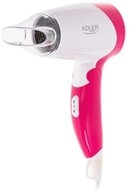 Adler Haartrockner AD 2259, 1200,00 W, wei&szlig; rosa zusammenklappbar Kunststoff