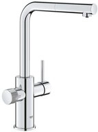 Grohe K&uuml;chenarmatur Blue Pure Minta herausziehbarem Mousseurauslauf