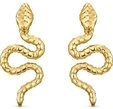 CHRIST Paar Ohrstecker CHRIST Damen-Ohrstecker 375er Gelbgold Schlange