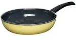 Riess Bratpfanne NOUVELLE PUR Emaille Pfanne extra stark 28cm Gelb gelb