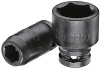 Gedore Bit- und Steckschl&uuml;sselset Kraftschraubereinsatz 1/4&Prime; 6-kant 17 mm...