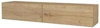 en.casa TV-Schrank &raquo;Toivakka&laquo; Fernsehschrank 135x31x25cm Eiche-Optik