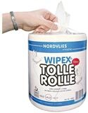 WIPEX Papierhandtuch, 2-lagig, Zellstoff, Rolle, 20,3x22,4 cm, hochwei&szlig;, 447...