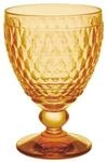 Villeroy & Boch Rotweinglas Boston Saffron Rotweinglas gelb 0,2l, Kristallglas