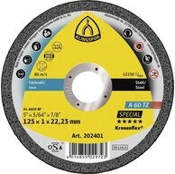 Klingspor Trennscheibe Trennscheibe A 60 TZ Special D125x1mm ger.INOX...