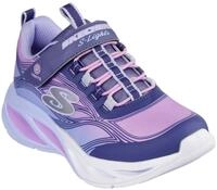 Skechers COSMIC GLOW LIGHTS Sneaker Klettschuh mit Glitzer, Gr&ouml;&szlig;enschablone zum