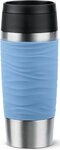 Emsa Thermobecher Travel Mug Classic Wave, Edelstahl, Kunststoff, Silikon, 100%