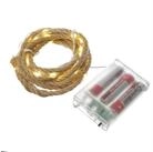 MARELIDA LED-Lichterkette Seil Jute maritime Deko Kordel Tau 40LED 2m Timer...