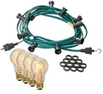 SPICELITE LED-Lichterkette Illu- Party Garten Au&szlig;enlichterkette 10m 10x LED...