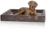 Knuffelwuff Tierbett Hundebett aus Cord Santiago, Orthop&auml;disch braun 100 cm x...