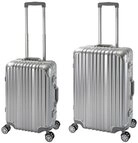 Travelhouse Trolleyset London, 4 Rollen, (2 tlg), TSA Zahlenschloss Alu-Rahmen