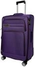 MTB Koffer Stoffkoffer 4-Rollen Trolley Koffer Reisekoffer Tasche Reisetasche, Mit
