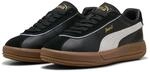 Sneaker PUMA "CLUB KLASSIKA", Damen, Gr. 37, schwarz-wei&szlig; (puma schwarz, puma wei&szlig;,