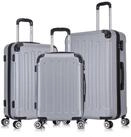 Flexot Hartschalen-Trolley F-2045 Kofferset, 360&deg; Rollen, robuster Reisekoffer,