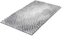 Badematte CORY, Anthrazit, Creme, 100 x 60 cm, Muster, H&ouml;he 24 mm, rutschhemmend