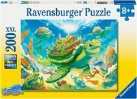 Ravensburger Puzzle Magische Tiefsee, 200 Puzzleteile, XXL, Made in Germany