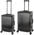 Travelhouse Trolleyset Tokyo, 4 Rollen, (2 tlg., Hartschalen Trolley Set), Aluminium
