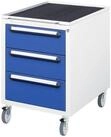 RAU Werkbank Rau Schubladenschrank E-3-3-mobil BxTxH 490x600x690mm