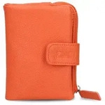 Zwei Geldb&ouml;rse Mademoiselle, Polyurethan orange