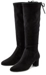LASCANA Schlupfboots, Slouchy Boots, Slip-On, Schlupfstiefel aus stretchigem Material