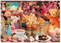 Trefl Puzzle Puzzle Premium Plus Tea Time: Alles sch&ouml;n 1000 Teile, Puzzleteile