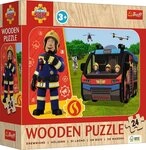 Trefl Puzzle TREFL Dřevěn&eacute; puzzle Pož&aacute;rn&iacute;k Sam 24 d&iacute;lků, Puzzleteile