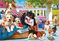 Trefl GmbH Puzzle Gl&uuml;ckliche Hundeliebe, Puzzleteile