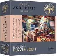 Trefl Puzzle Sch&auml;tze auf dem Dachboden 500+1 Teile Holzpuzzle, 500...