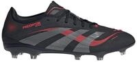 adidas Performance Predator Pro FG f&uuml;r feste B&ouml;den (Naturrasen) schwarz/grau/rot