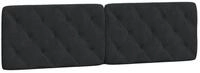 vidaXL Kopfteil, Bett Kopfteil-Kissen Schwarz 180 cm Samt
