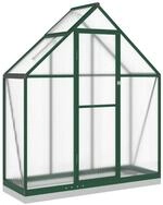 vidaXL Gew&auml;chshaus Gew&auml;chshaus mit Fundamentrahmen Gr&uuml;n 169x58x202 cm...