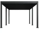 Weide Pergola Deluxe Elektrisch Pavillon Terrassen&uuml;berdachung Alu LED 3,6x5,3 M,