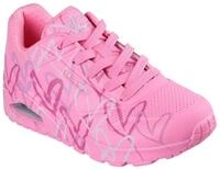 Wedgesneaker SKECHERS "UNO-SPREAD THE LOVE", Damen, Gr. 35, rosa (rosa, pink),