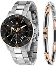 MASERATI Quarzuhr Maserati R8873600001 Herrenuhr Competizione Chronograph 43mm...