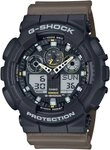CASIO G-SHOCK Chronograph GA-100TU-1A3ER, Quarzuhr,Armbanduhr,Herrenuhr,digital, bis
