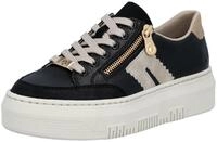 Rieker Plateausneaker Schn&uuml;rschuh, Halbschuh, Freizeitschuh mit seitlichem