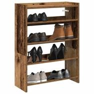 vidaXL Schuhschrank Schuhregal Altholz-Optik 60x25x81 cm Holzwerkstoff