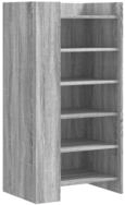vidaXL Schuhregal Schuhschrank Grau Sonoma 52x37,5x100 cm Holzwerkstoff, 1-tlg.