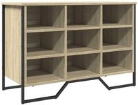 vidaXL Schuhregal Schuhregal Sonoma-Eiche 90x38x61,5 cm Holzwerkstoff, 1-tlg.