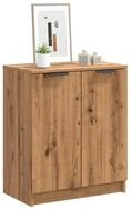 vidaXL Schuhschrank NA Schuhschrank Artisan-Eiche 59x35x70 cm Spanplatte