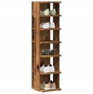 vidaXL Schuhschrank vidaXL Schuhschrank Altholz-Optik 28x27x102 cm Holzwerkstoff