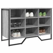 vidaXL Schuhschrank vidaXL Schuhregal Grau Sonoma 90x38x61,5 cm Holzwerkstoff