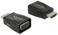 Delock DeLOCK 65902 Kabeladapter HDMI A VGA Schwarz HDMI-Adapter